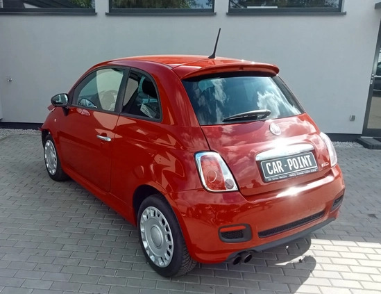 Fiat 500 cena 11900 przebieg: 158056, rok produkcji 2014 z Września małe 29